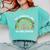 100th Day Of School Teachers Students Women Floral Books Comfort Colors Sweatshirt Butter