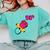 90’s Ring Retro Nostalgia Colorful Throwback Comfort Colors Sweatshirt Butter