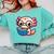 Adorable Book Lover Axolotl With Reading Glasses Cute Comfort Colors Sweatshirt Butter