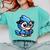 Adorable Book Lover Blue Jay With Reading Glasses Cute Comfort Colors Sweatshirt Butter