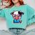 Adorable Book Lover Cow With Reading Glasses Cute Comfort Colors Sweatshirt Butter