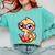 Adorable Book Lover Ostrich With Reading Glasses Cute Comfort Colors Sweatshirt Butter