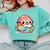 Adorable Book Lover Parrot With Reading Glasses Cute Comfort Colors Sweatshirt Butter