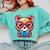 Adorable Book Lover Quokka With Reading Glasses Cute Comfort Colors Sweatshirt Butter