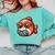 Adorable Book Lover Salmon With Reading Glasses Cute Comfort Colors Sweatshirt Butter