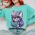 Adorable Book Lover Valkyrie With Reading Glasses Cute Comfort Colors Sweatshirt Butter