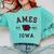 Ames Iowa Est 1864 Nostalgia Comfort Colors Sweatshirt Butter
