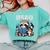 Animals Raccoon Reading Book Librarian Across America Kids Comfort Colors Sweatshirt Butter