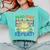 Animals Read Reading Book Library First Day Of School Kids Comfort Colors Sweatshirt Butter