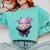 Axolotl Bookworm Reading Book Kawaii Graphic Comfort Colors Sweatshirt Butter