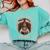 Batty About Books Reading Book Lover Men Women Distressed Comfort Colors Sweatshirt Butter