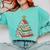 Book Christmas Tree For Librarians Book Lovers Comfort Colors Sweatshirt Butter