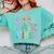 Book Fair Vibes Groovy Retro Reading Comfort Colors Sweatshirt Butter