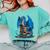 Book Lover Bookworm Reading Books Dragon Premium Tri-Blend Comfort Colors Sweatshirt Butter