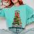 Book Lover Christmas Tree I Have No Shelf Control Comfort Colors Sweatshirt Butter