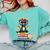 Book Lover Cute Baby Dragon Reading Comfort Colors Sweatshirt Butter