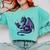 Book Lover Dragon Reading Cool Fantasy Women Girls Kids Men Comfort Colors Sweatshirt Butter