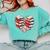 Book Lover Heart Shape Reading Librarian Valentine Men Women Comfort Colors Sweatshirt Butter