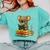 Book Lover Koala Reading Bookish Library Read Books Be Kind Comfort Colors Sweatshirt Butter