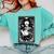 Book Lover The Reader Tarot Card Skeleton Reading Comfort Colors Sweatshirt Butter