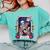 Book Lover Tarot Card The Reader Mystic Skeleton Comfort Colors Sweatshirt Butter