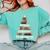 Book Merry Little Christmas Tree Holiday Comfort Colors Sweatshirt Butter