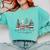 My Book Preference Has Me On The Naughty List Christmas Tree Comfort Colors Sweatshirt Butter