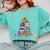 All Booked For Christmas Teacher Reading Student Bookworm Comfort Colors Sweatshirt Butter