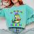 All Booked For Mardi Gras Crocodile Reading Book Teacher Comfort Colors Sweatshirt Butter