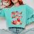 All Booked For Valentines Cute Book Lover Quote Comfort Colors Sweatshirt Butter