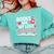 Books Are My Love Language Valentines Book Lover Teacher Comfort Colors Sweatshirt Butter