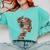 Books Lover Women Art Colorful Drawing Graphic Books Comfort Colors Sweatshirt Butter