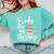 Books Are My Therapy Book Lover Coffee Books Flowers Bookish Comfort Colors Sweatshirt Butter