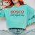 Bosco Little Puppets Help Irish Nostalgia Retro 80s Premium Tri-Blend Comfort Colors Sweatshirt Butter