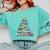 Cassette Tape Christmas Tree Graphic 80s 90s Retro Nostalgia Comfort Colors Sweatshirt Butter