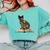 Cat Book Flowers Comfort Colors Sweatshirt Butter