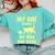 My Cat Guards My Mug And Book Humor Cats Premium Tri-Blend Comfort Colors Sweatshirt Butter