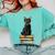Cat Sitting On Books Comfort Colors Sweatshirt Butter Cat Sitting On Books Comfort Colors Sweatshirt Butter