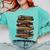 Celebrating History Month Floral Books Teacher Comfort Colors Sweatshirt Butter