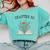 Chapter 50 Book Lovers & Readers 50th Birthday Wildflowers Comfort Colors Sweatshirt Butter
