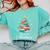 Christmas Book Tree Shirt Book Lover Librarian All Booked For Christmas Women's Christmas Book Lover Librarian Comfort Colors Sweatshirt Butter