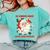 Christmas Bookish He Knows What You'Ve Been Reading Women Comfort Colors Sweatshirt Butter