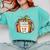 I Closed My Book To Be Here Fall Pumpkin Comfort Colors Sweatshirt Butter