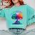 Color Our World Summer Reading 2025 Tree Book Lover Camping Comfort Colors Sweatshirt Butter