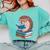 Cool Hedgehog Book Nerd Readers Comfort Colors Sweatshirt Butter