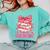Coquette Bow All Booked For Valentines Teacher Book Comfort Colors Sweatshirt Butter