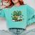 Coquette Bow Books St Patrick's Shamrock Bookworm Librarian Comfort Colors Sweatshirt Butter