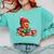 Cozy Gingerbread Christmas Reading Book Xmas Snowflakes Fall Comfort Colors Sweatshirt Butter