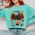 Cozy Reading Cabin Retreat Fall Bookish Autumn Cozy Reader Comfort Colors Sweatshirt Butter