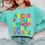 Cute ABCs Shirt Alphabet Colorful Letters Reading Books Kids Comfort Colors Sweatshirt Butter
